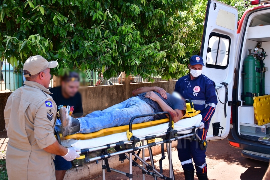 Imagem: socorrido 2 Motociclistas ficam feridos em batida traseira no Anel Viário